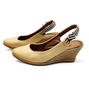 GAIMO Toscana leather pumps wedges sandals heels